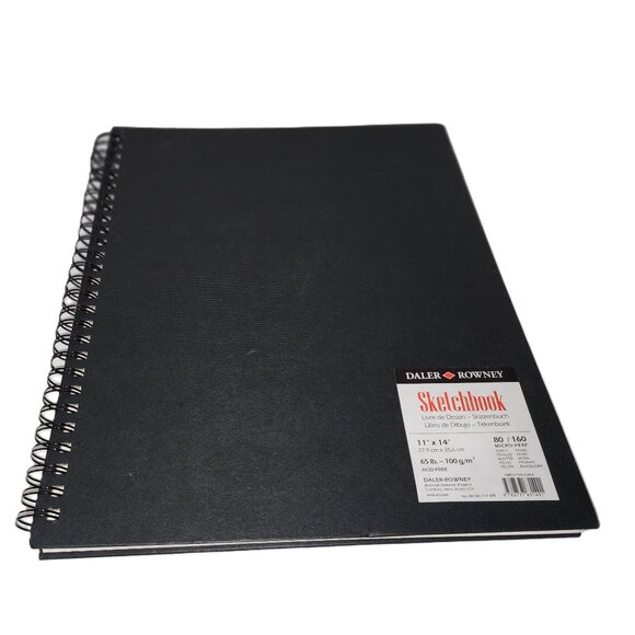 Daler Rowney Ebony Sketchbook Acid Free 3 Book Options NEW - Picture 8 of 10